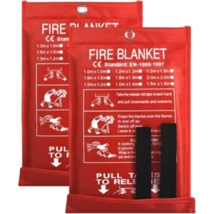 Ougist Fire Blanket - 2 Pack 40" x 40" Fireproof Blanket for Home and Kitchen